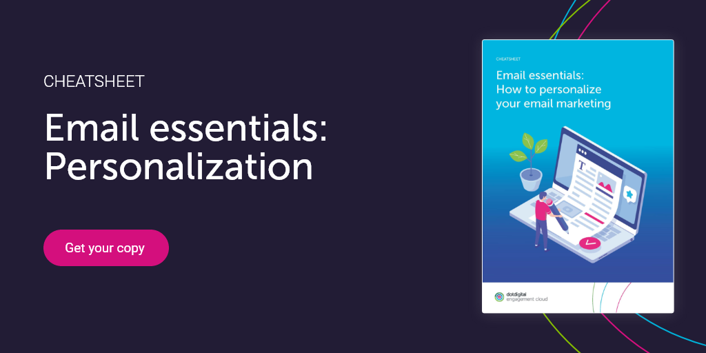 Email essenitals: how to personalize your email marketing CTA downoad