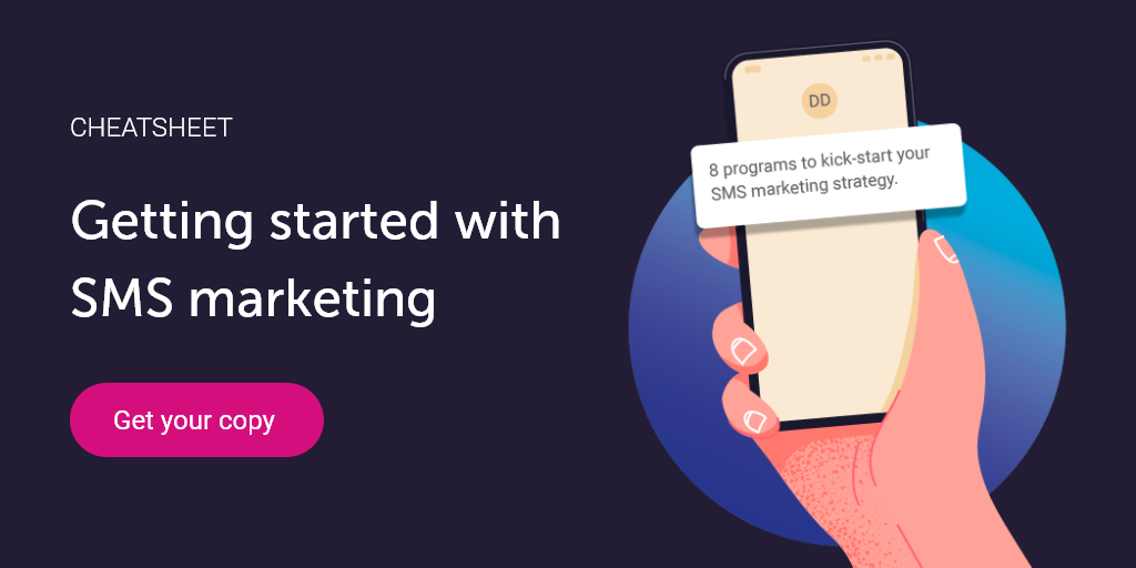 SMS marketing cheatsheet getting started