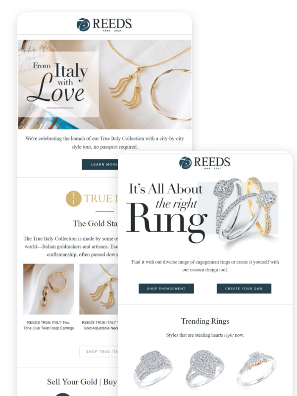 Dotdigital | Reeds Jewelers Case Study - Quote image